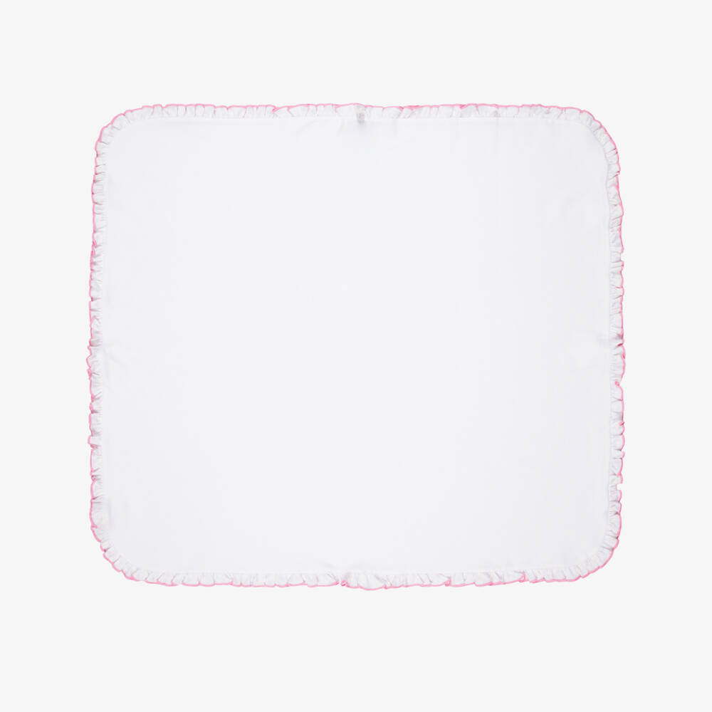 Kissy Kissy-Baby Girls Rose Renaissance Pima Cotton Blanket (73cm) | Childrensalon