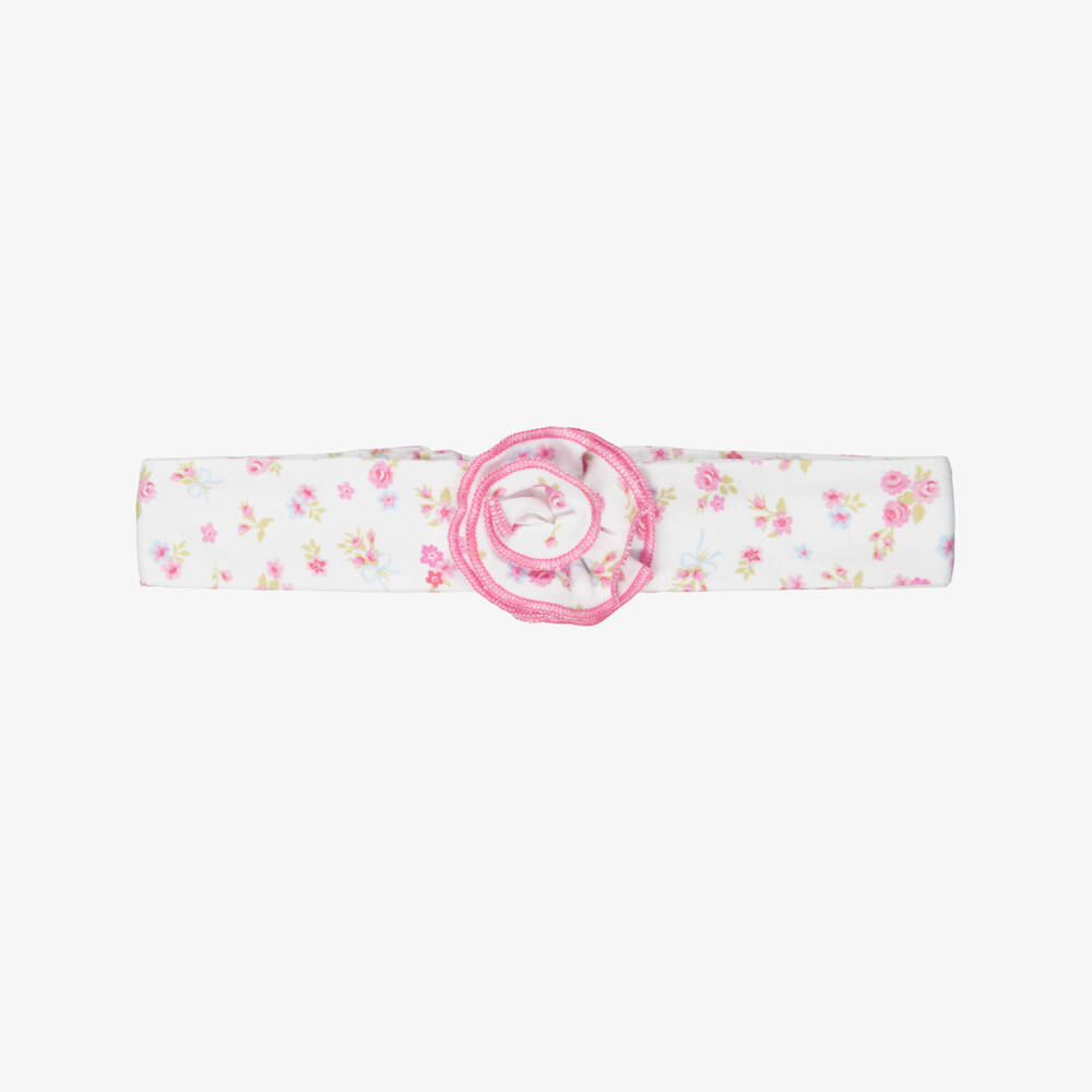 Kissy Kissy-Baby Girls Rose Renaissance Pima Cotton Headband | Childrensalon
