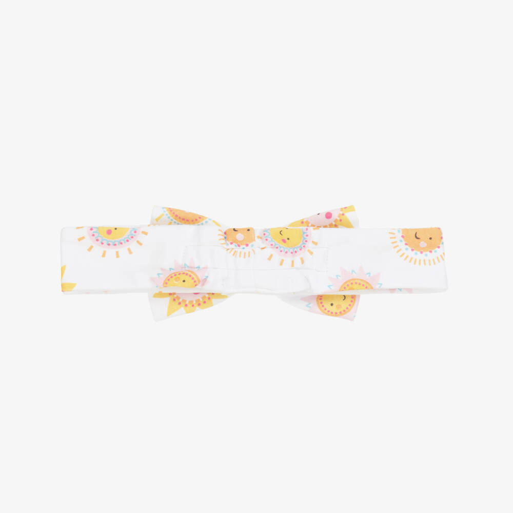 Kissy Kissy-Baby Girls White Sunshine Abounds Headband | Childrensalon