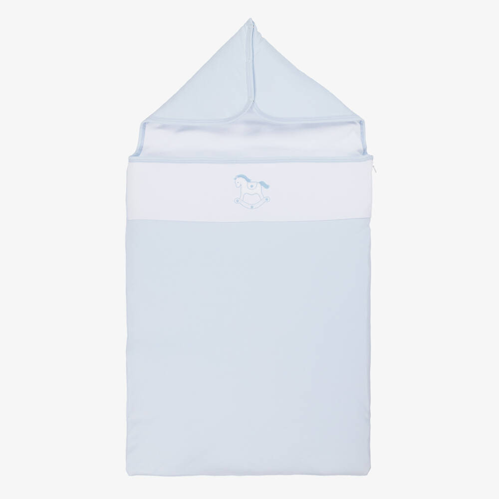 Kissy Kissy-بيبي نيست قطن بيما لون أزرق  | Childrensalon