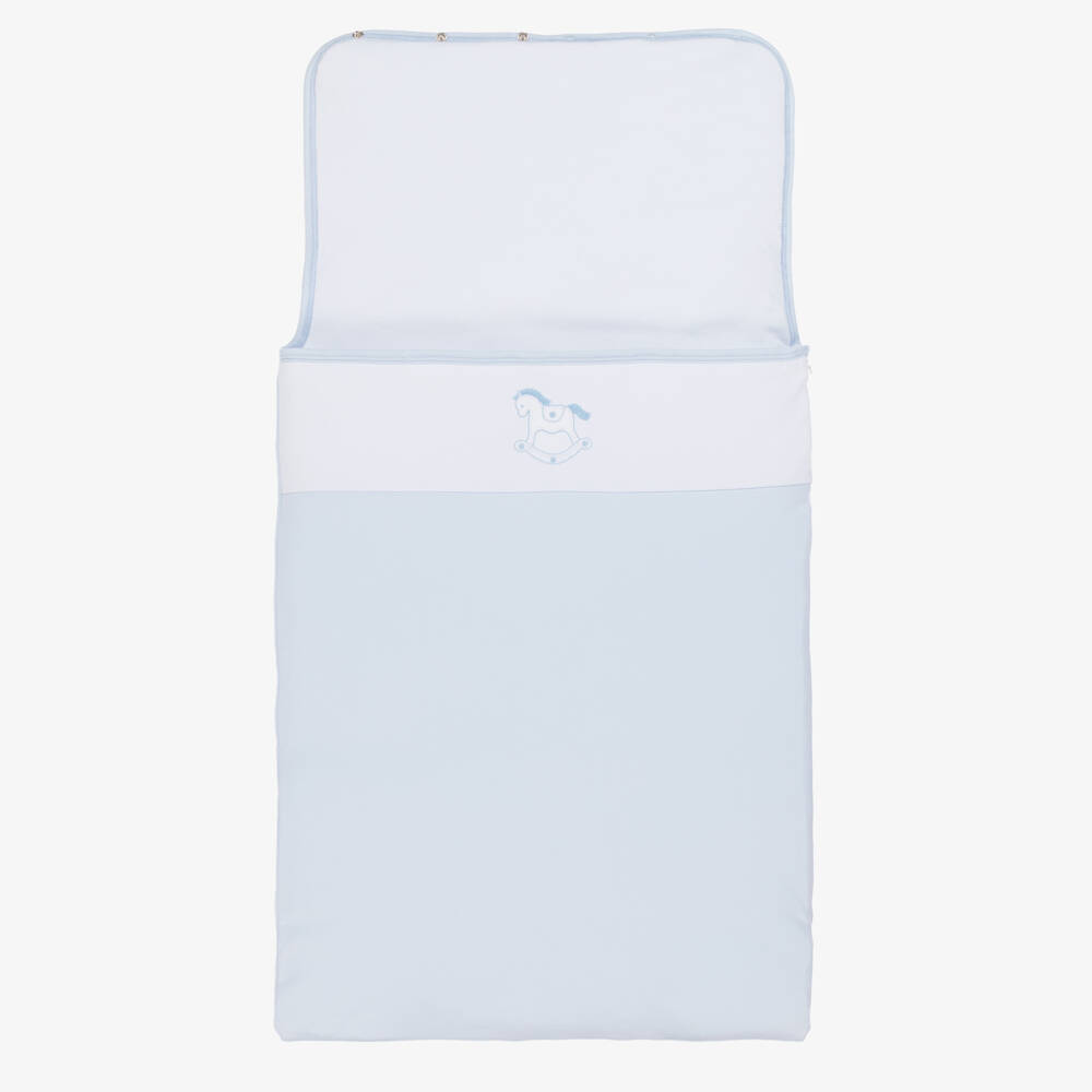 Kissy Kissy-بيبي نيست قطن بيما لون أزرق  | Childrensalon