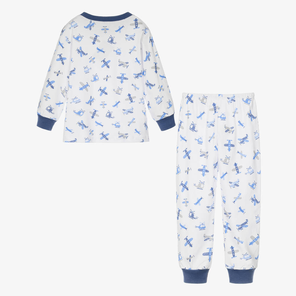 Kissy Kissy-Boys Awesome Aircraft Pima Cotton Pyjamas | Childrensalon
