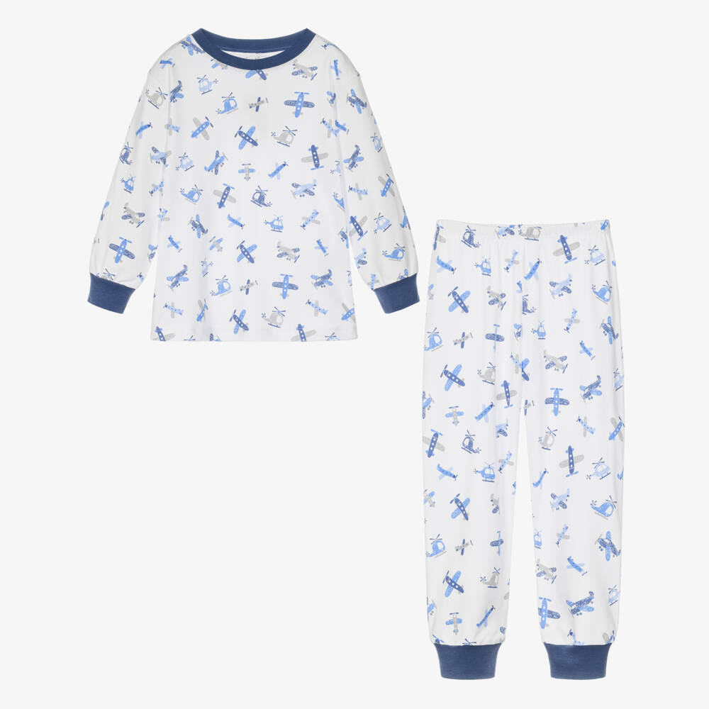 Kissy Kissy-Boys Awesome Aircraft Pima Cotton Pyjamas | Childrensalon