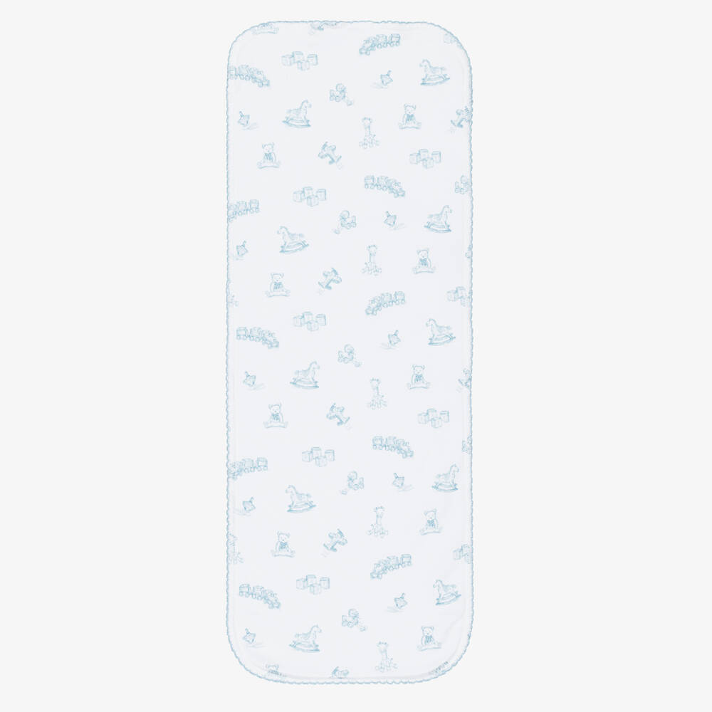 Kissy Kissy-Мальчиковая рубашка из синего муслина из пима-хлопка | Childrensalon