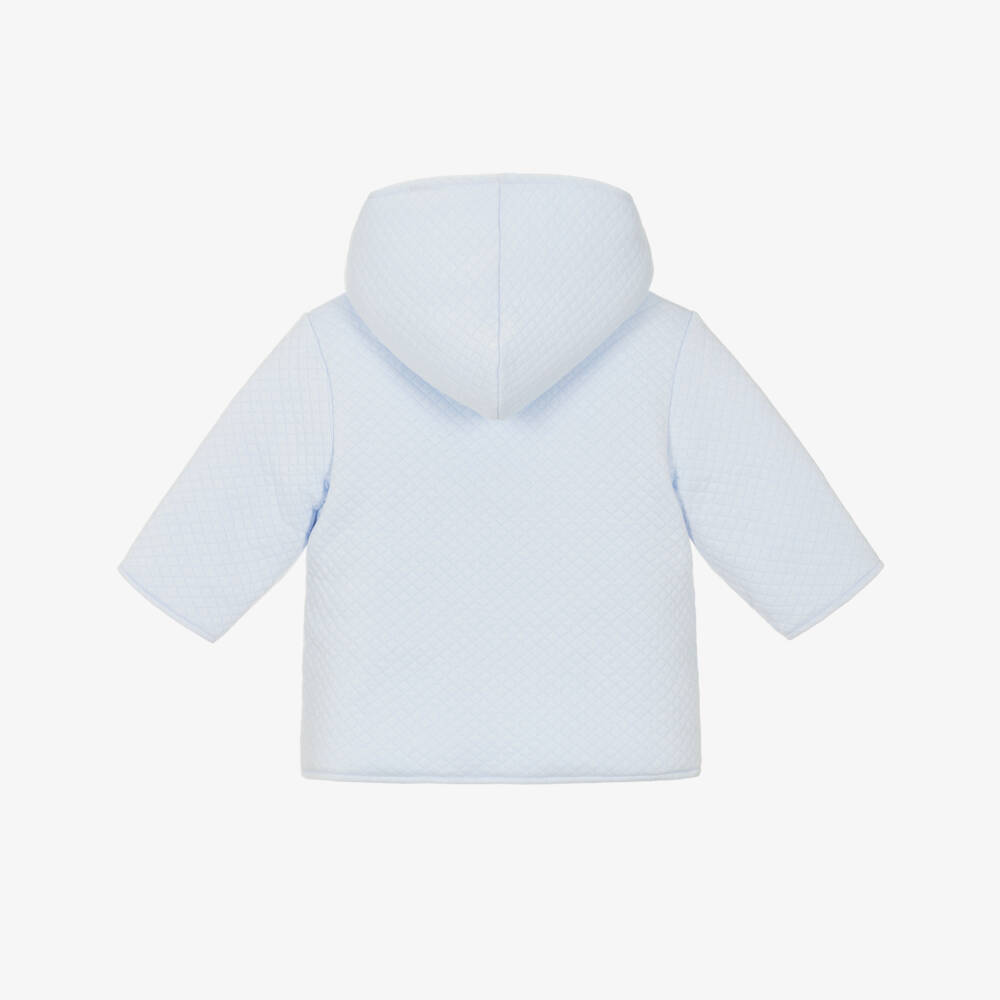 Kissy Kissy-معطف ركوب مبطن أزرق للأولاد | Childrensalon