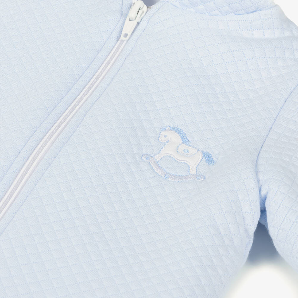 Kissy Kissy-معطف ركوب مبطن أزرق للأولاد | Childrensalon