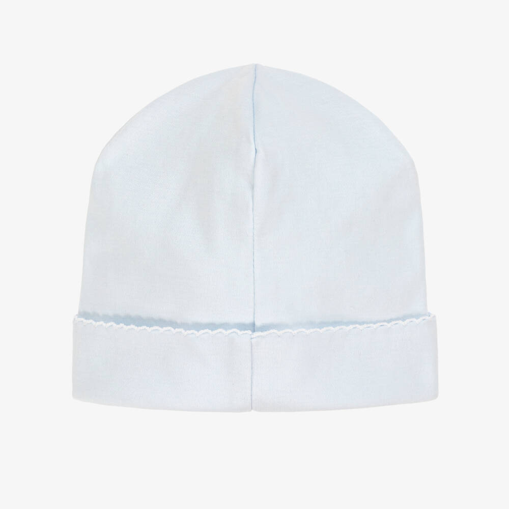 Kissy Kissy-قبعة قطنية زرقاء للأولاد بتصميم حصان هزاز | Childrensalon