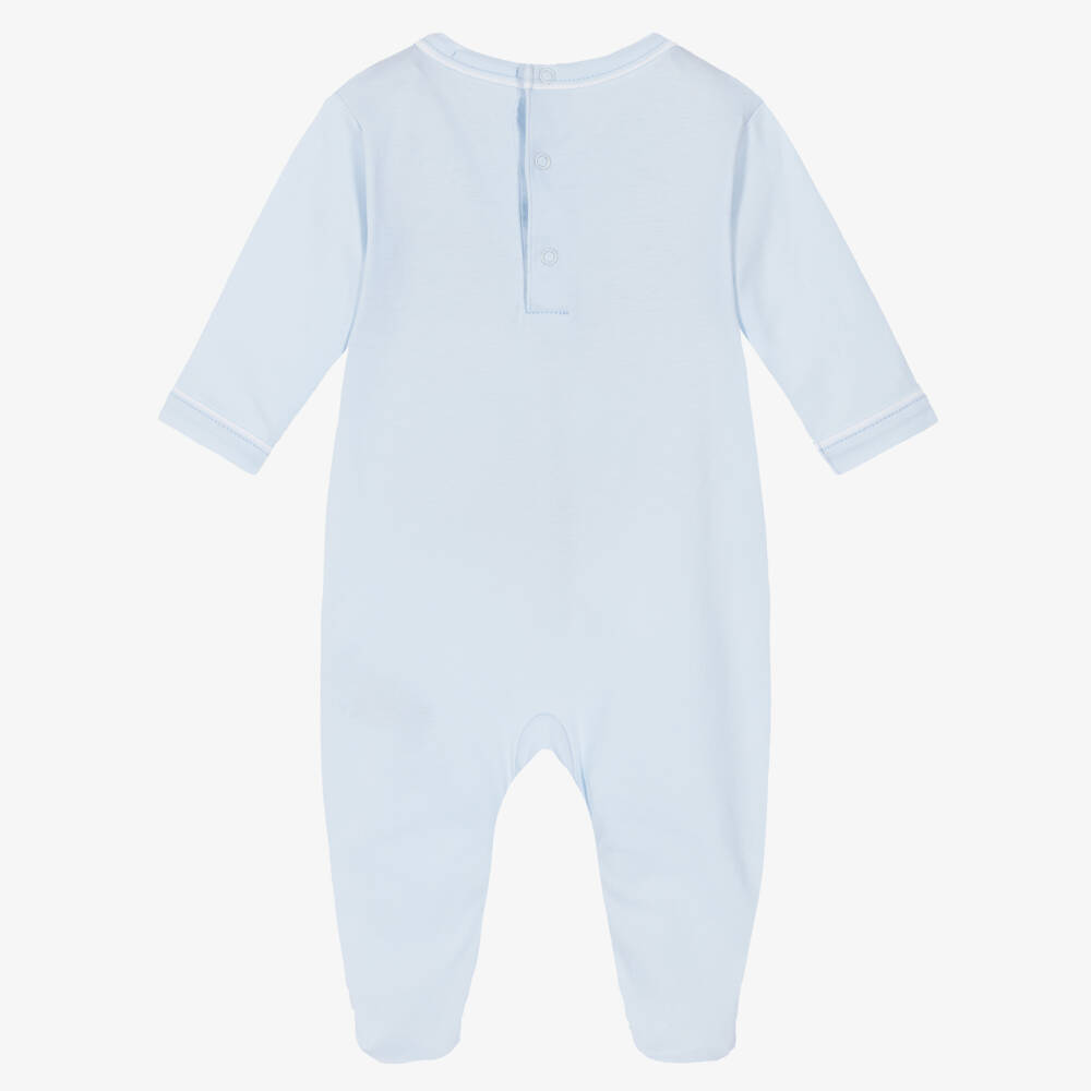 Kissy Kissy-Голубой хлопковый комбинезон для мальчиков | Childrensalon