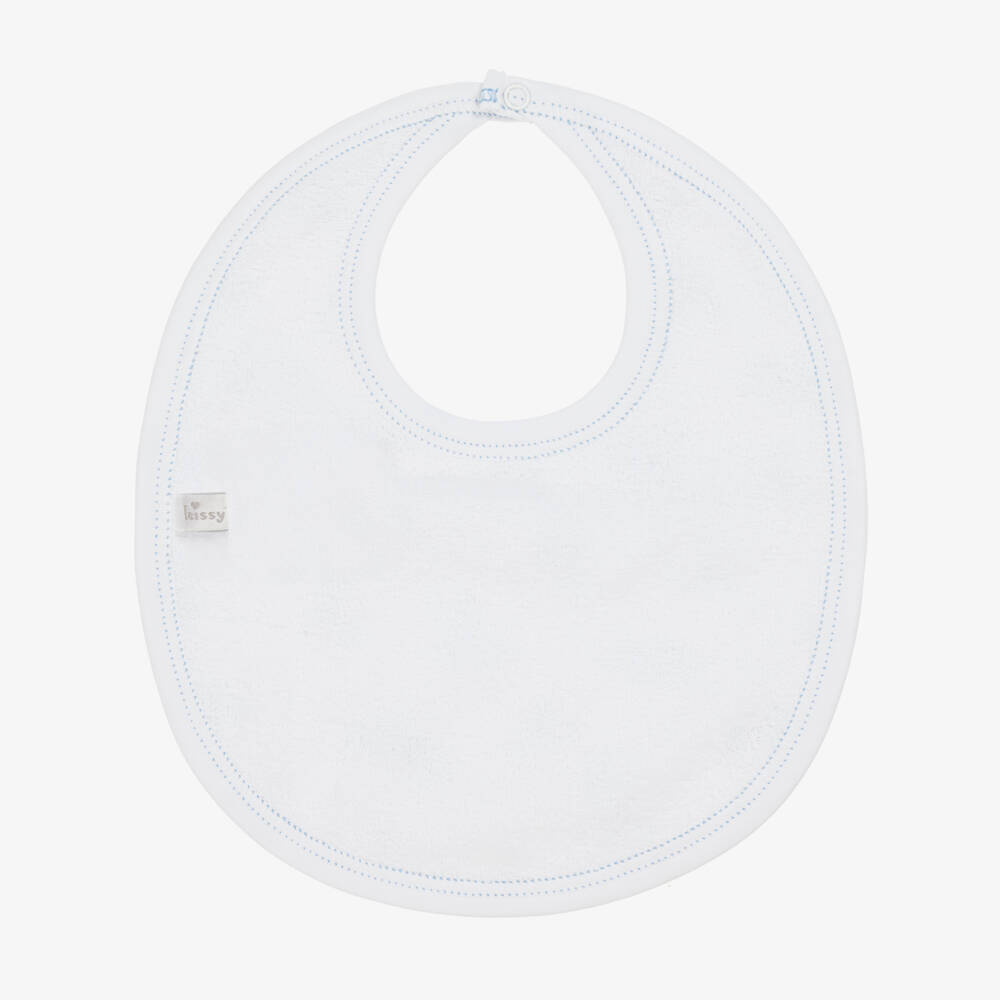 Kissy Kissy-Синий винтажный нагрудник из хлопка для мальчиков | Childrensalon