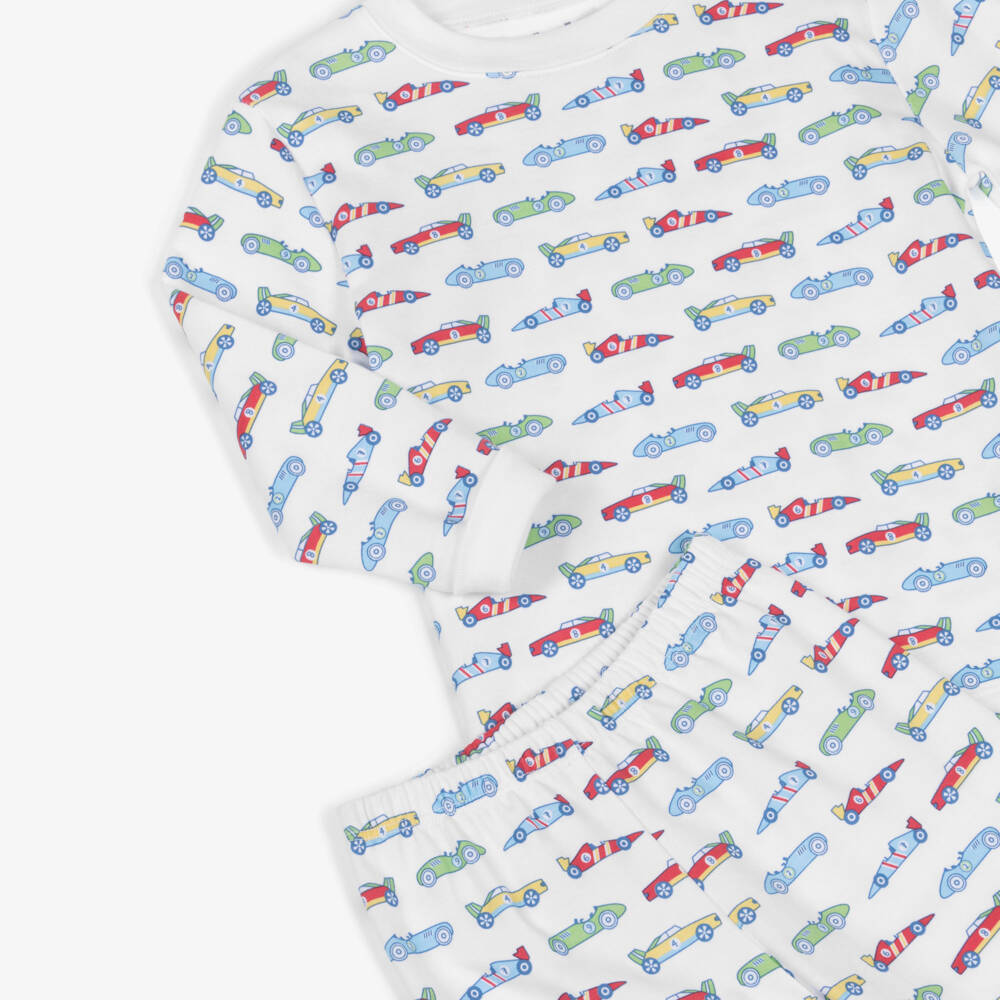 Kissy Kissy-بيجاما قطن بيما لون أبيض للأولاد | Childrensalon