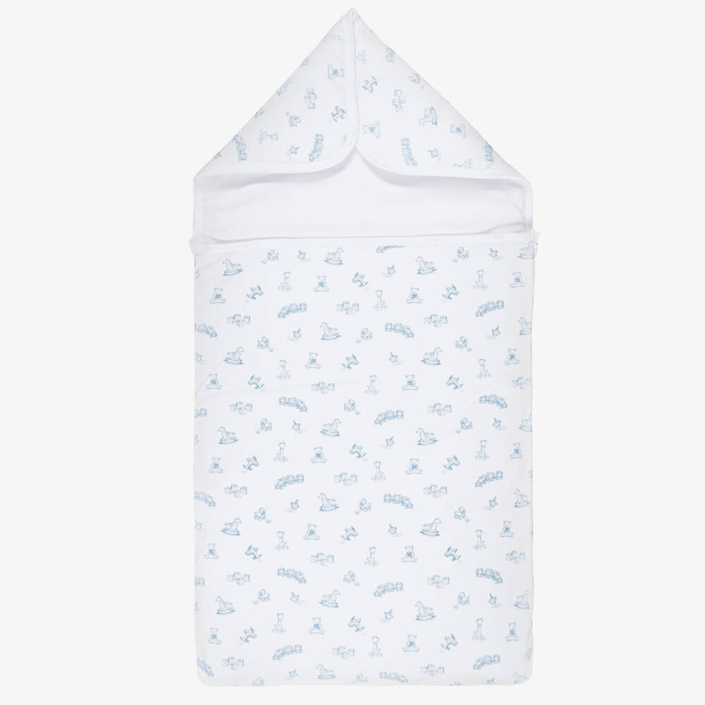 Kissy Kissy-Гнездо с игрушечным принтом белое для мальчиков | Childrensalon