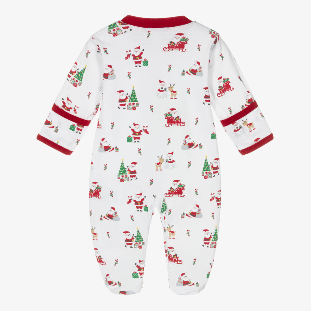 Kissy Kissy-Праздничный красно-белый комбинезон для малышей | Childrensalon