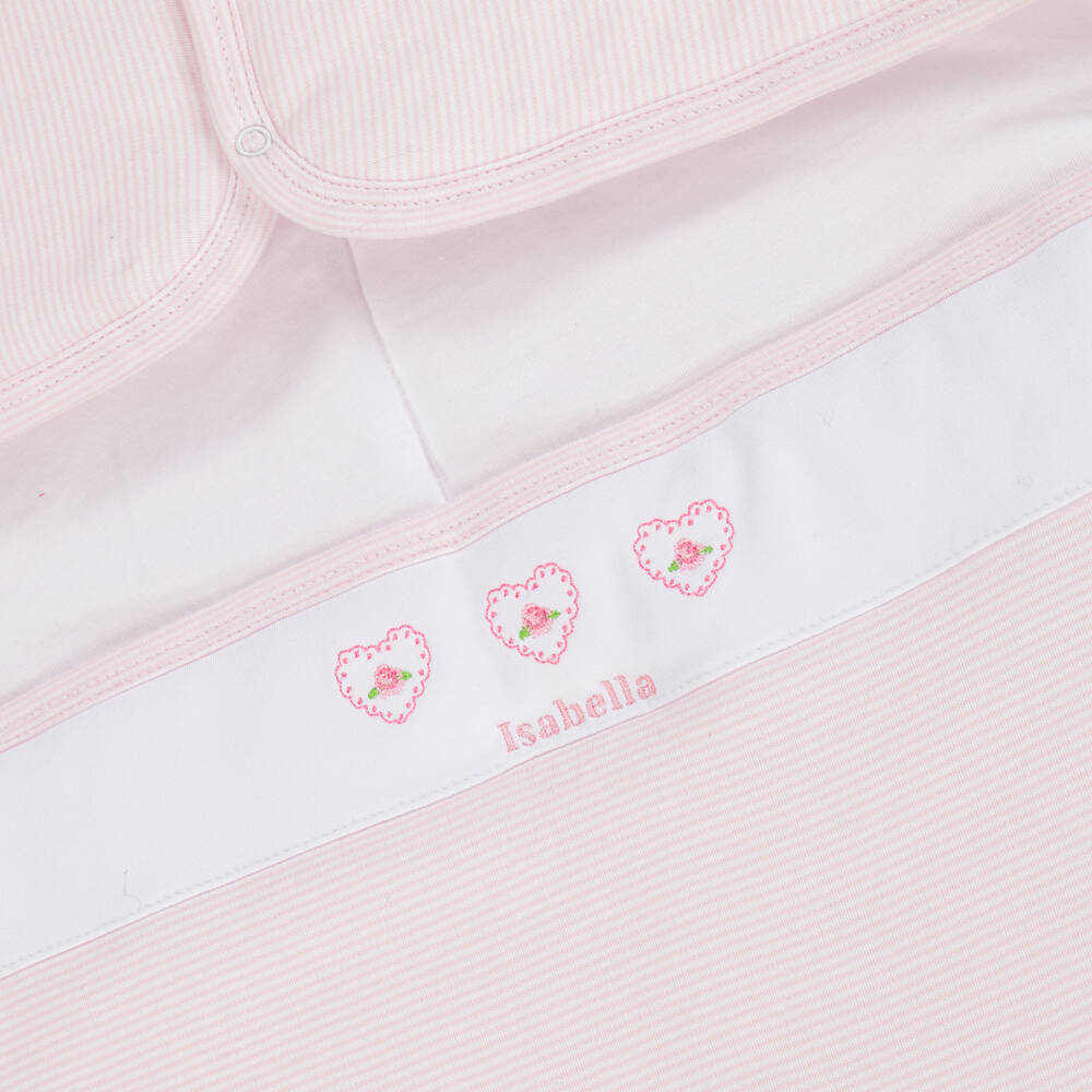 Kissy Kissy-Girls Personalised Pink Classic Treasures Nest (77cm) | Childrensalon