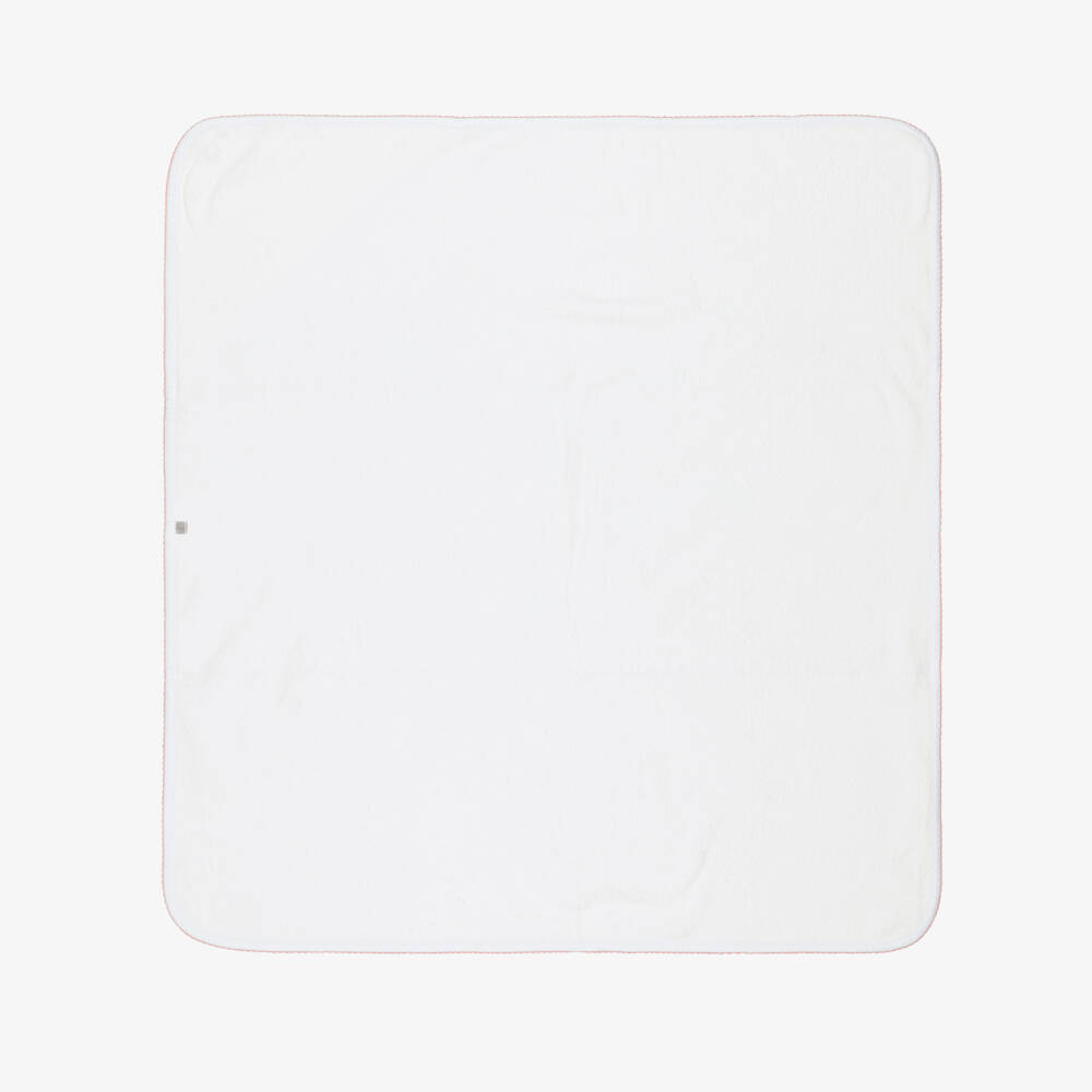 Kissy Kissy-Girls Pima Cotton Pastel Gardens Hooded Towel & Mitt Set | Childrensalon