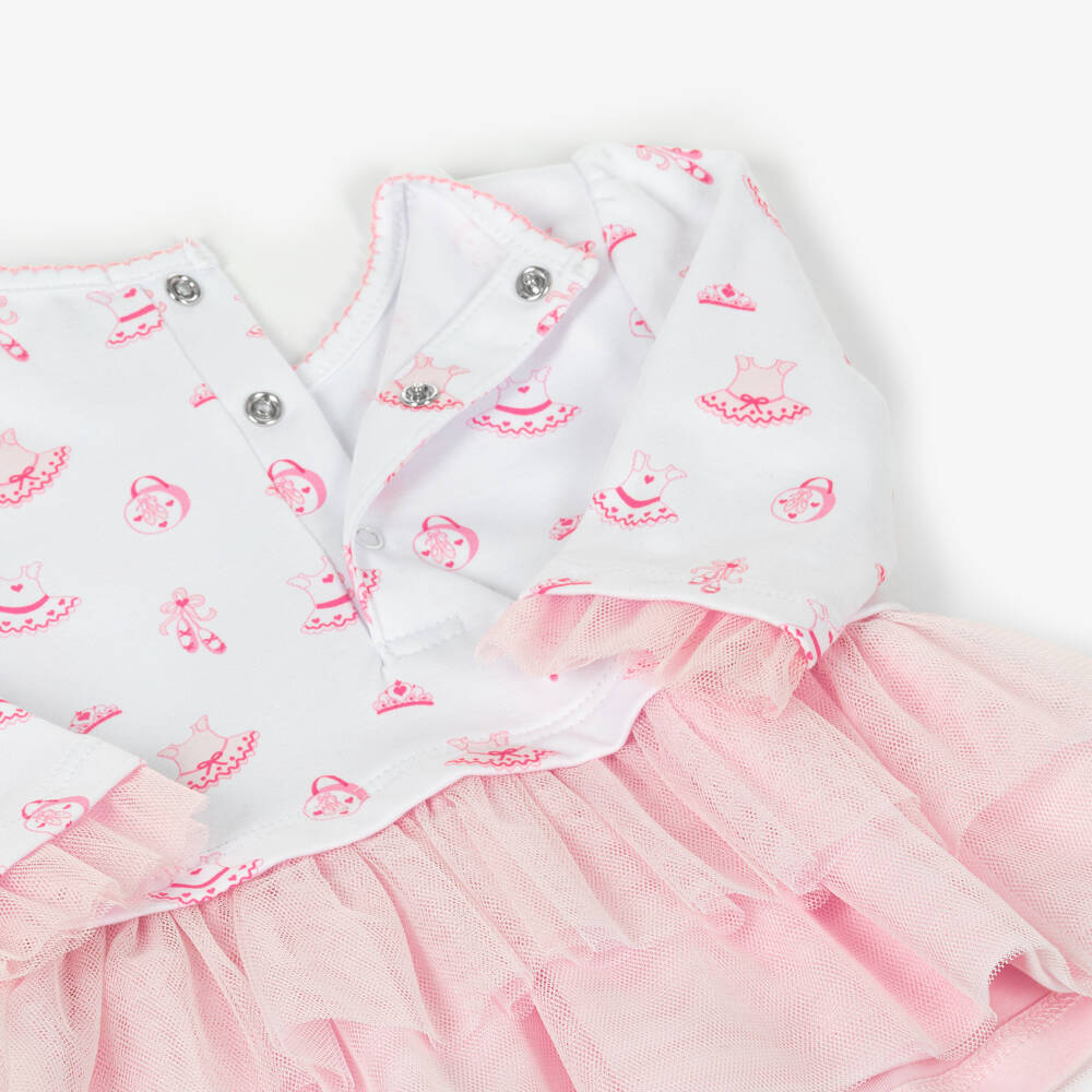 Kissy Kissy-Girls Pink Ballerina Leggings Set | Childrensalon