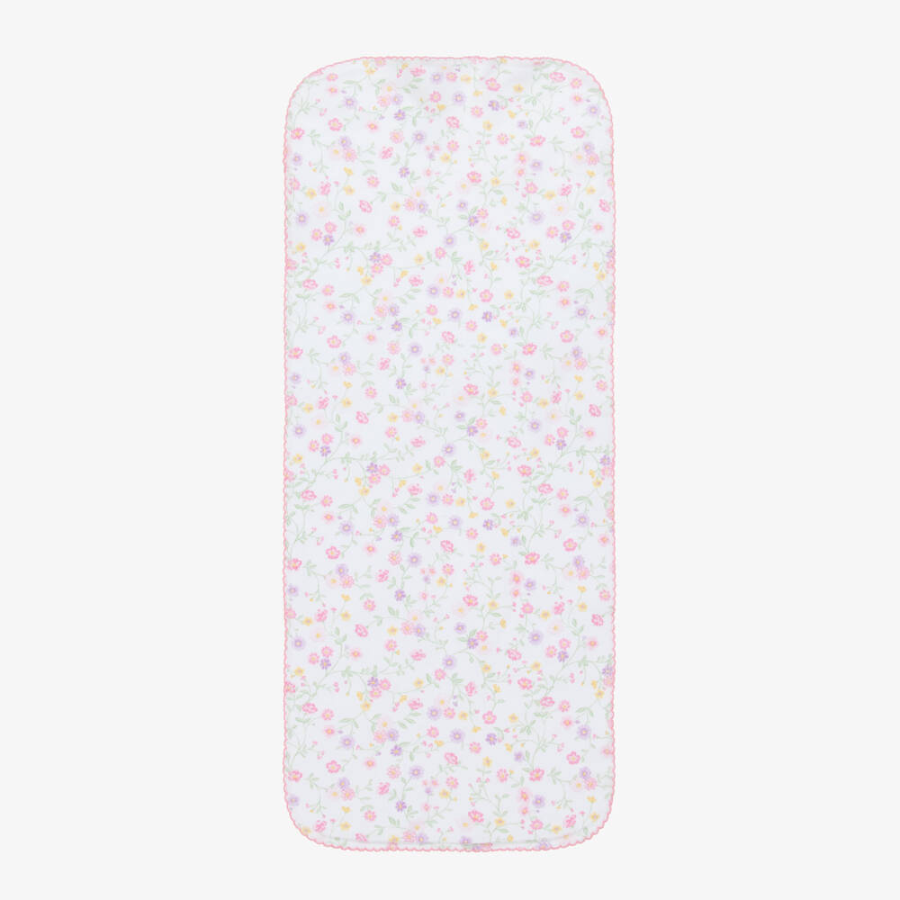 Kissy Kissy-فستان بناتي وردي من قطن بيما مزين بالزهور | Childrensalon