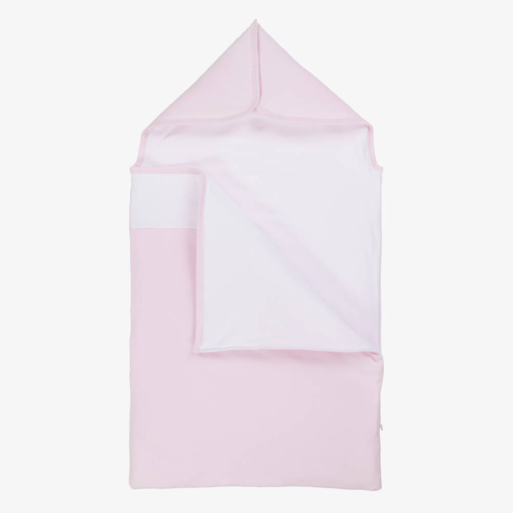 Kissy Kissy-Girls Pink Pima Cotton Riding Rockers Baby Nest | Childrensalon