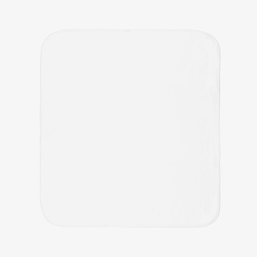 Kissy Kissy-Girls White & Pink Country Gardens Hooded Towel & Mitt Set | Childrensalon