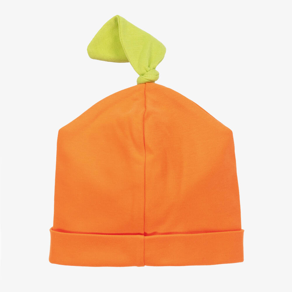 Kissy Kissy-Orange Pumpkin Halloween Happenings Hat | Childrensalon