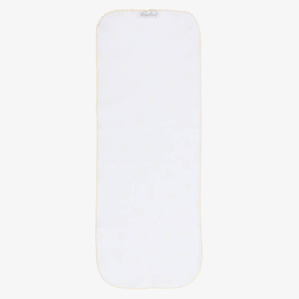 Kissy Kissy-Pima Cotton Burp Cloth (47cm) | Childrensalon