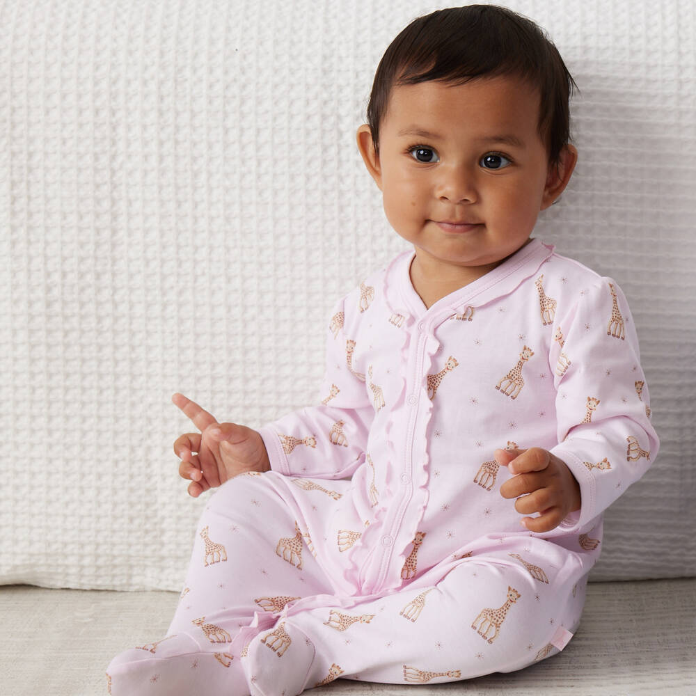 Kissy Kissy-Розовый комбинезон из хлопка пима | Childrensalon