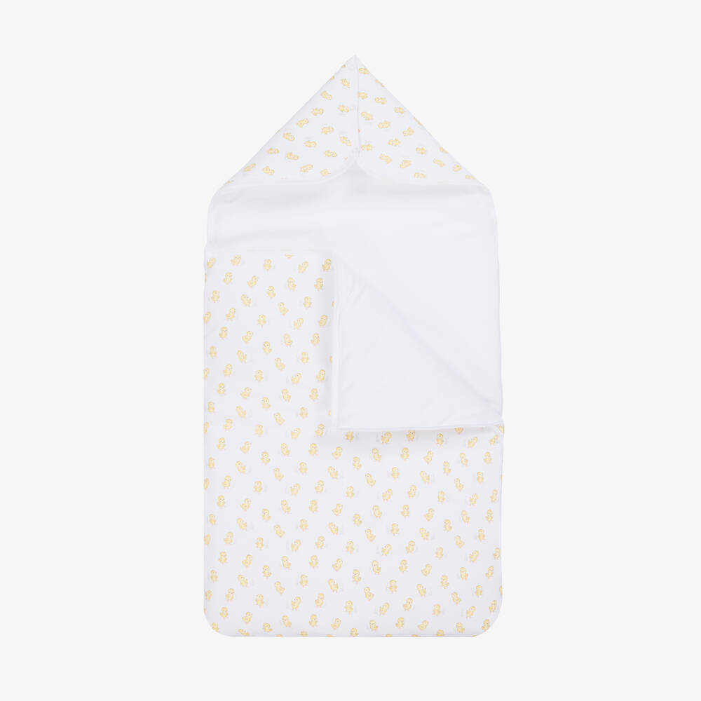 Kissy Kissy-White Cheery Chicks Baby Nest (76cm) | Childrensalon