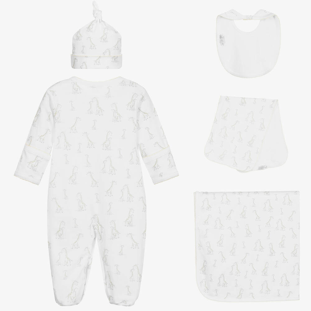 Kissy Kissy-Подарочный комплект детской одежды из хлопка пима с жирафами | Childrensalon