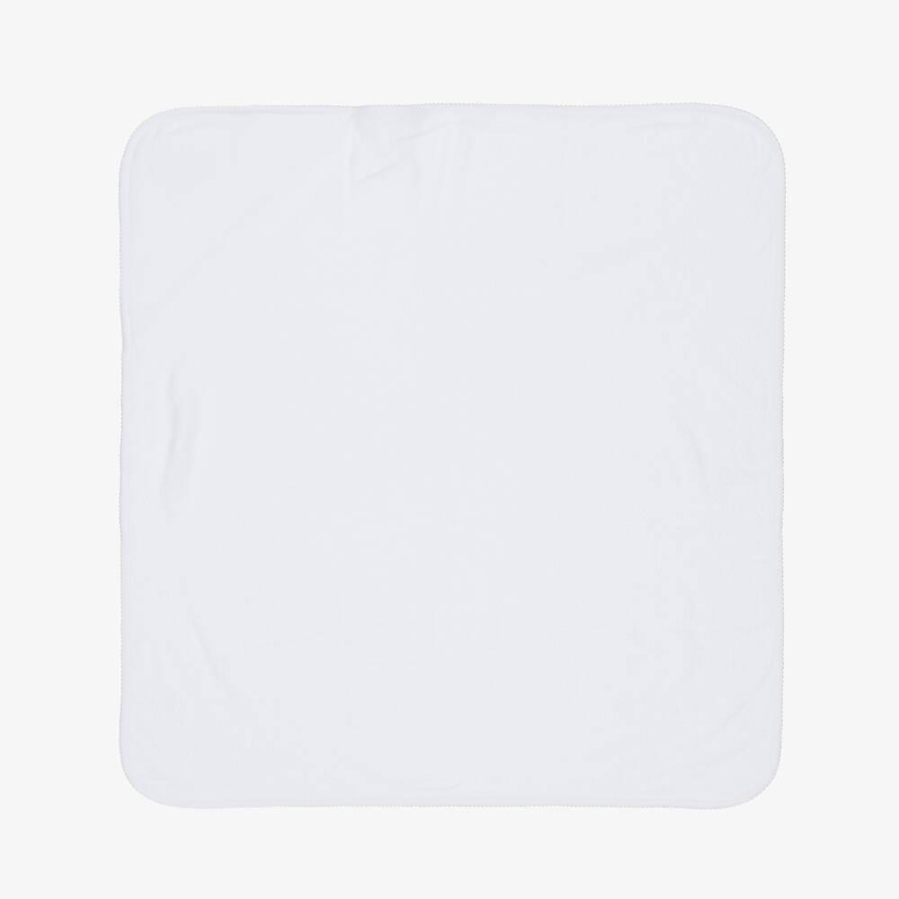 Kissy Kissy-White Hooded Towel & Mitt Set | Childrensalon