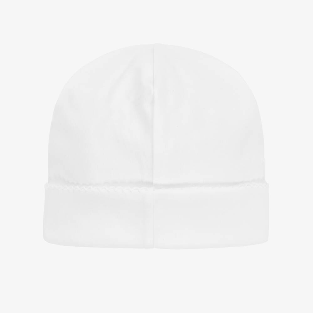 Kissy Kissy-Шапочка белая из хлопка пима для малышей | Childrensalon