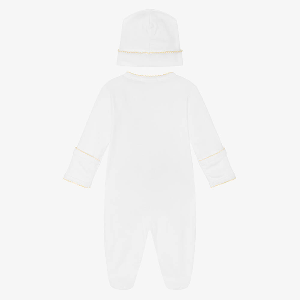 Kissy Kissy-Комбинезон и шапочка из хлопка пима для малышей | Childrensalon