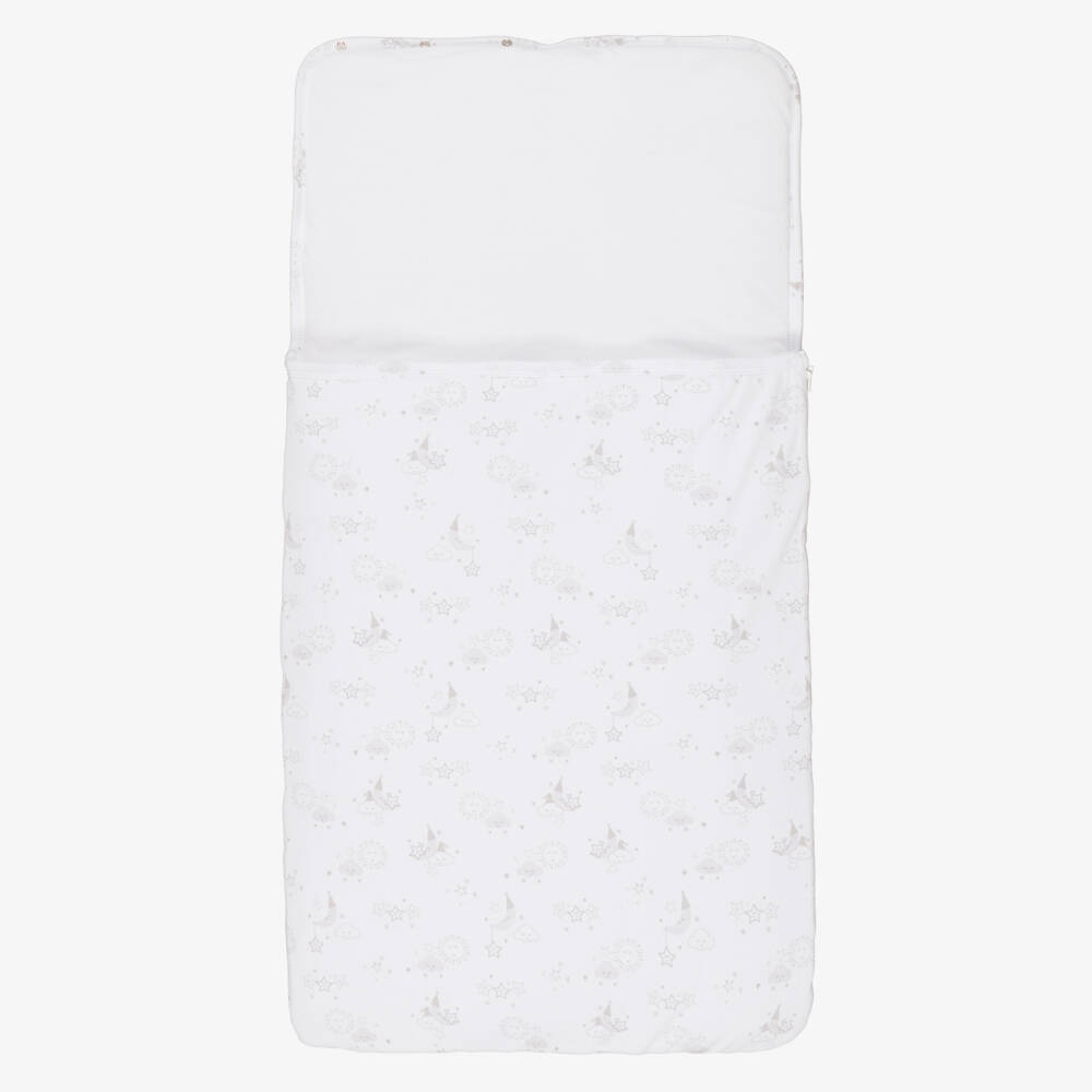 Kissy Kissy-عش الطفل القطني الأبيض النقي | Childrensalon