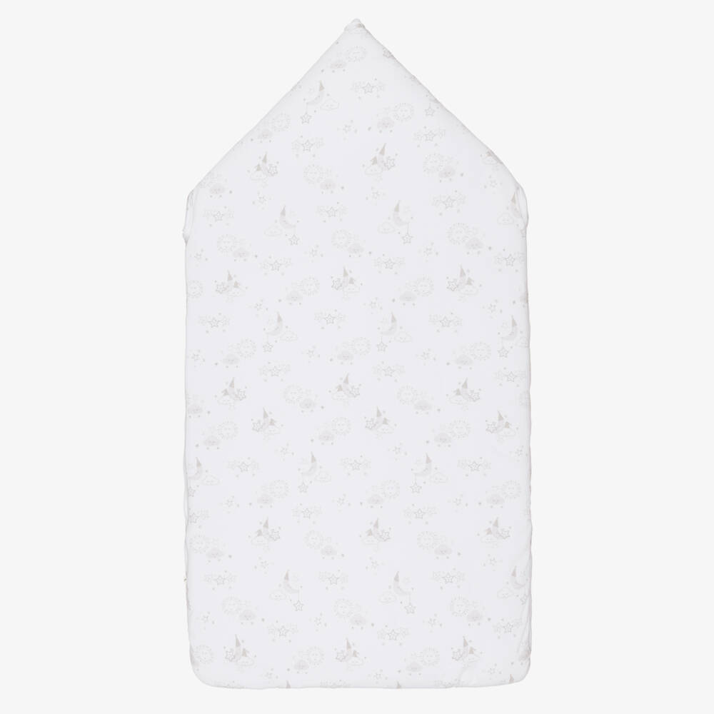 Kissy Kissy-عش الطفل القطني الأبيض النقي | Childrensalon