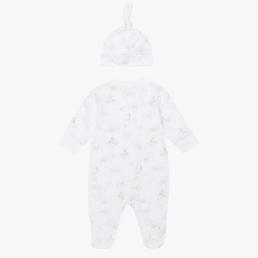 Kissy Kissy-بدلة أطفال بيضاء من قطن بيما للبنات | Childrensalon