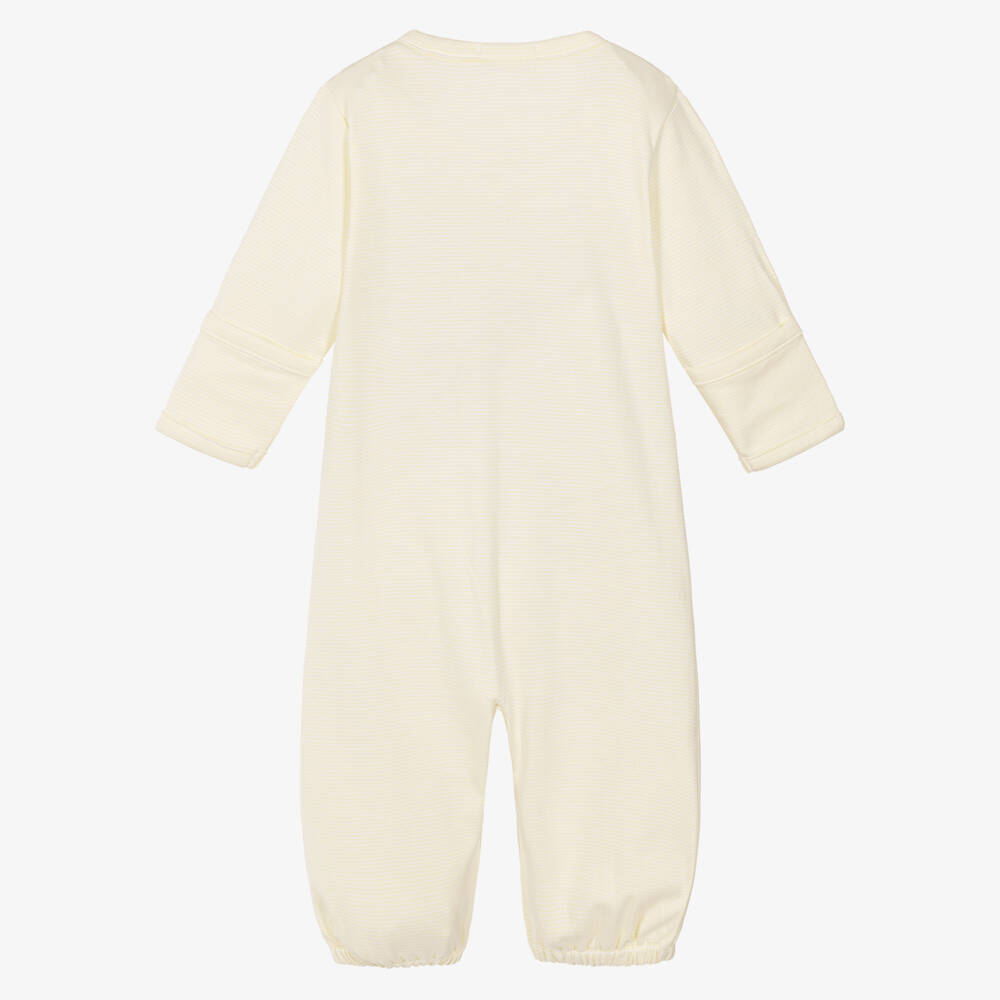 Kissy Kissy-Yellow Giraffe Love Pima Cotton Converter Gown | Childrensalon