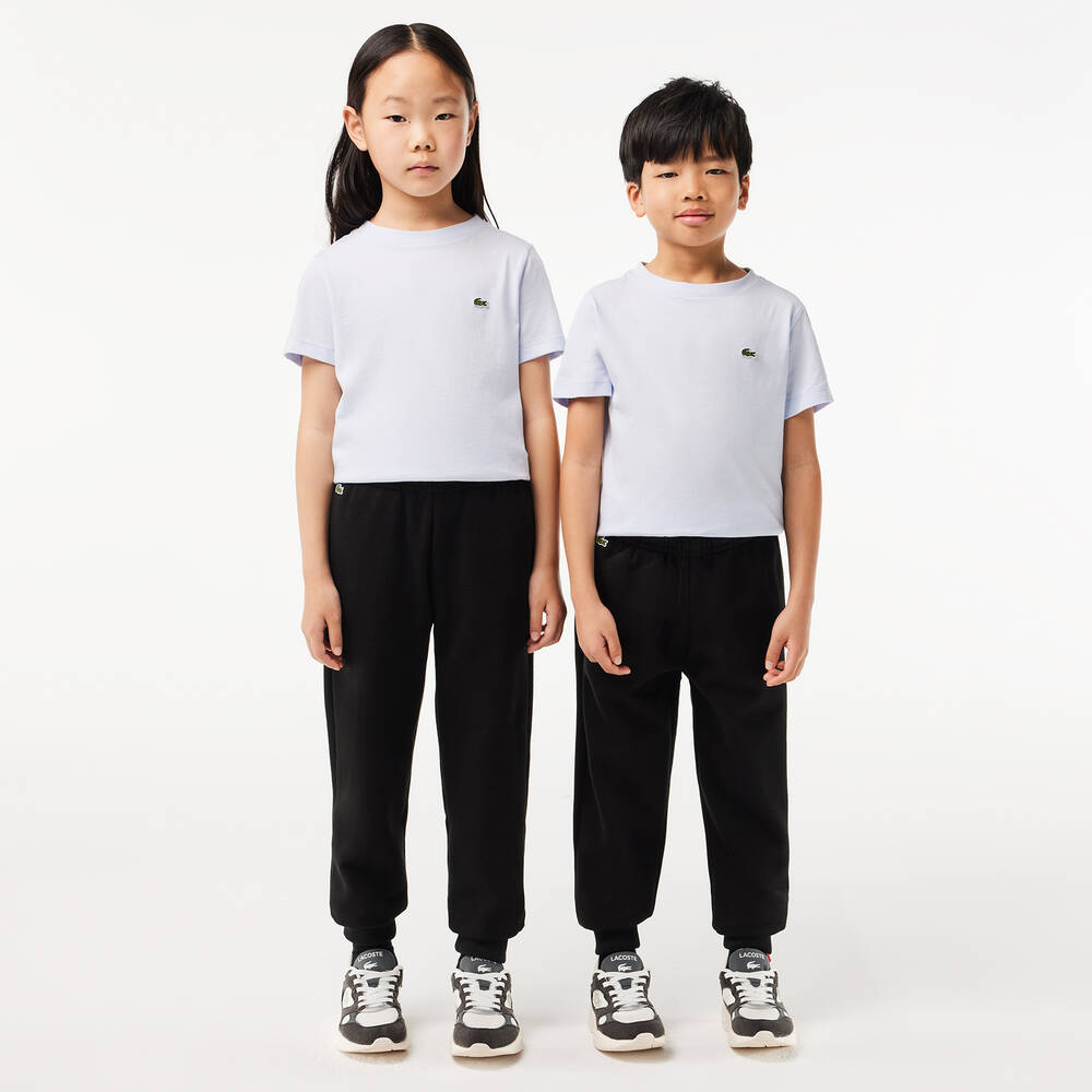 Lacoste-Black Jersey Joggers | Childrensalon