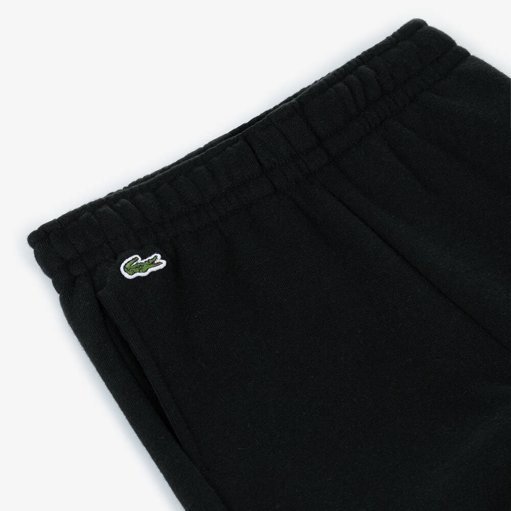 Lacoste-Black Jersey Joggers | Childrensalon