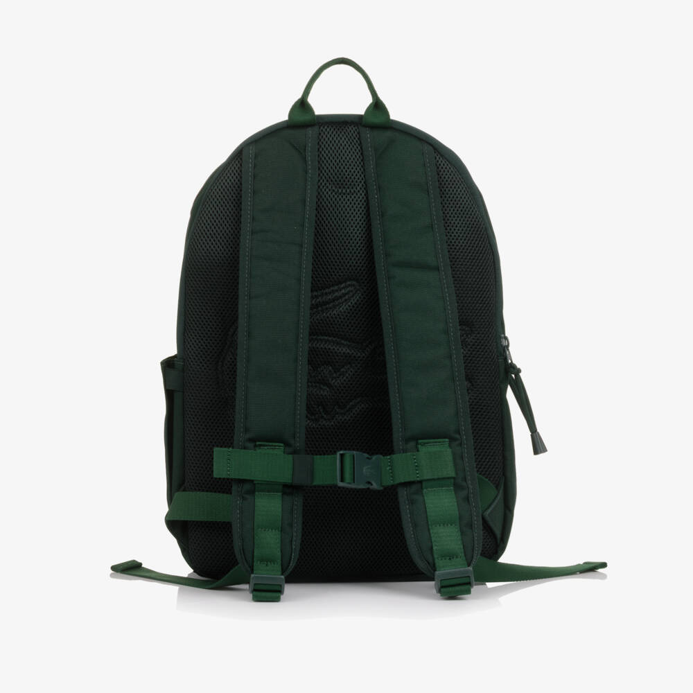 Lacoste-حقيبة ظهر بشعار التمساح لون أخضر للأولاد (42 سم) | Childrensalon