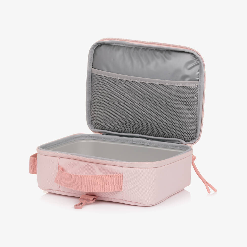 Lacoste-حقيبة غداء بشعار التمساح لون زهري فاتح للبنات (25 سم) | Childrensalon