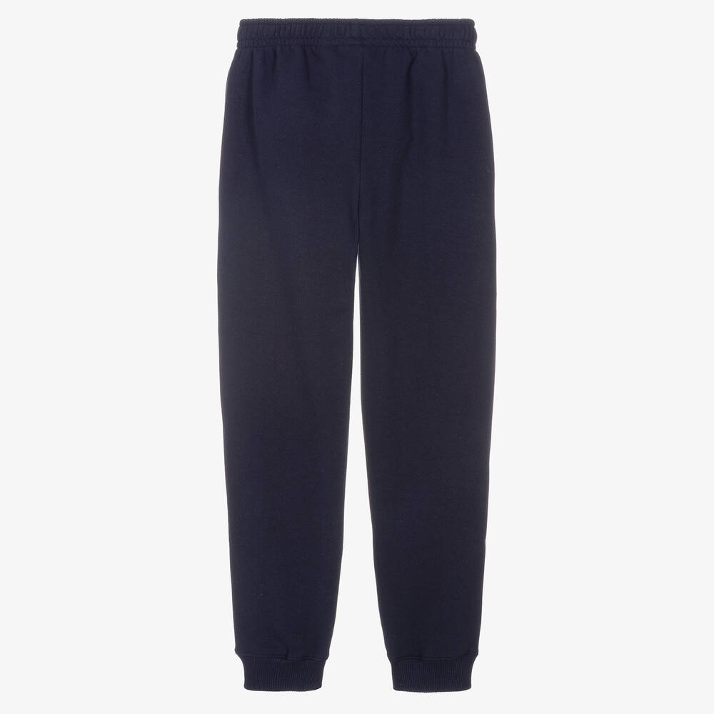 Lacoste-Teen Boys Navy Blue Jersey Joggers | Childrensalon