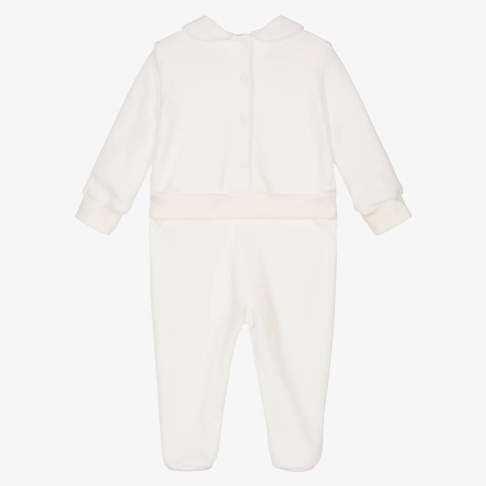 Lapin House-Комбинезон rремовый велюровый с мишкой для девочек | Childrensalon