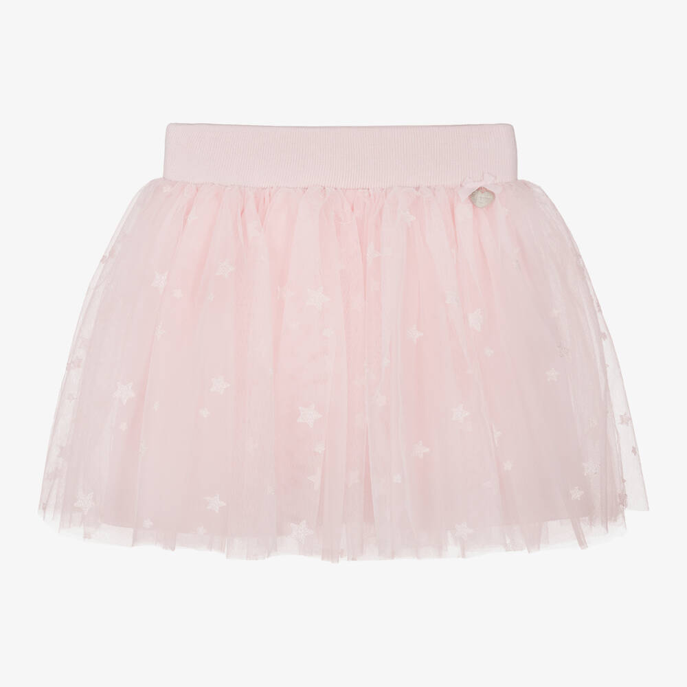 LuLu BeBe Girls Velvet Party Skirt - Pink main image 0