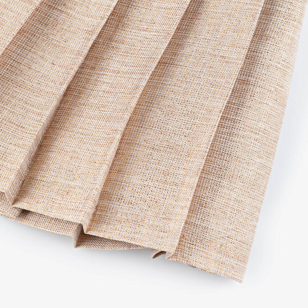 Le Chic-Girls Glittery Gold Pleated Skirt | Childrensalon