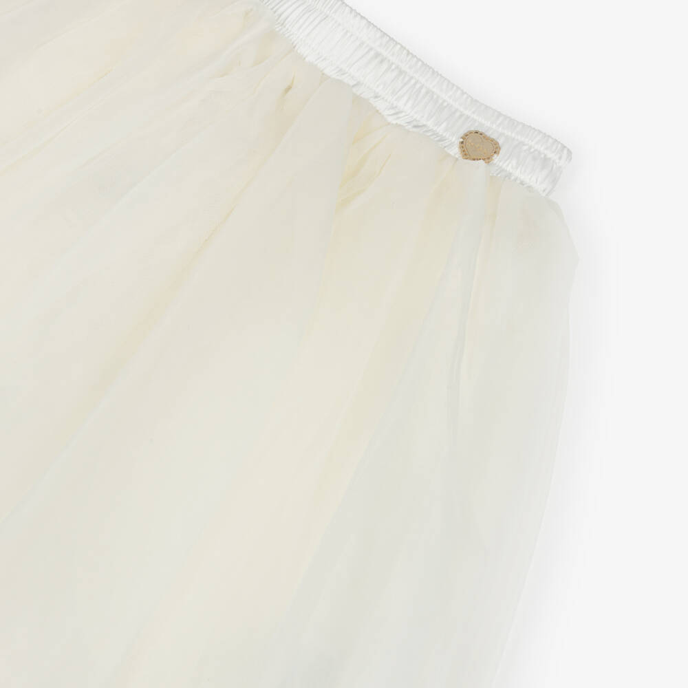 Le Chic-تنورة تول لون عاجي للبنات | Childrensalon