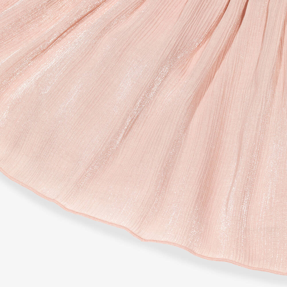 Le Chic-Girls Pink Shimmery Sleeveless Dress | Childrensalon