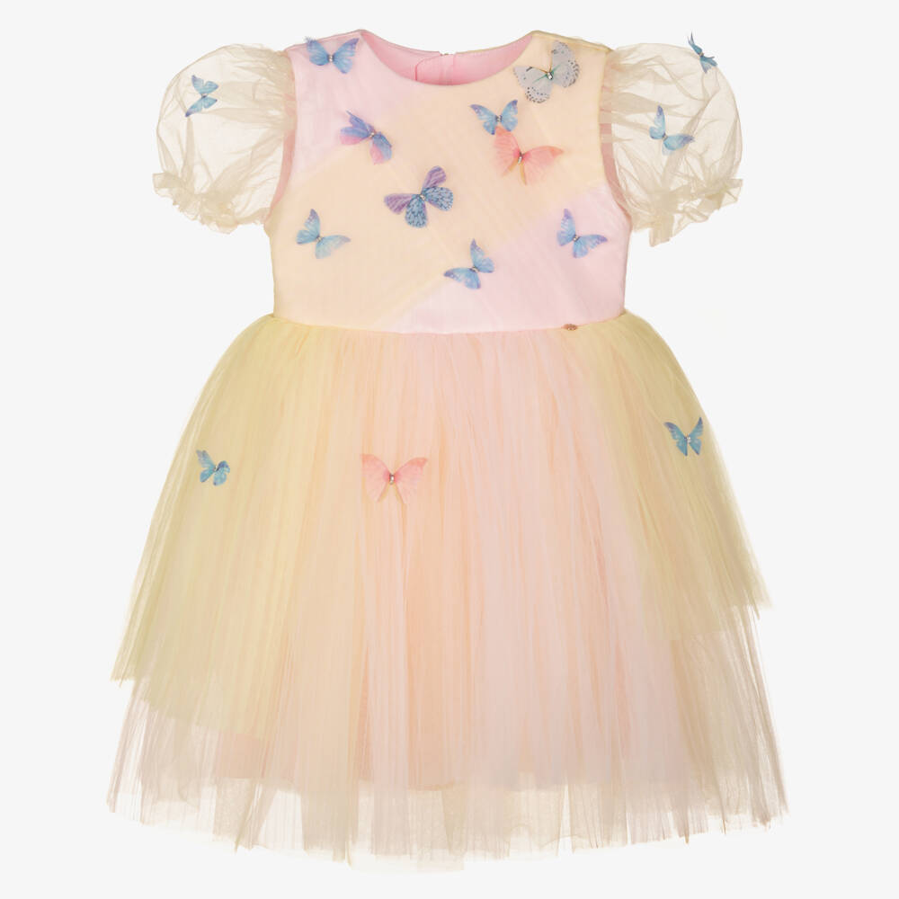 princess polly baby blue dress Hideaway Ombre Dress - Pink/Yellow