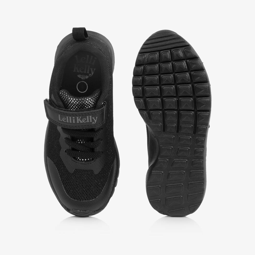 Lelli Kelly-Girls Black Adelaide Indoor Sports Trainers | Childrensalon