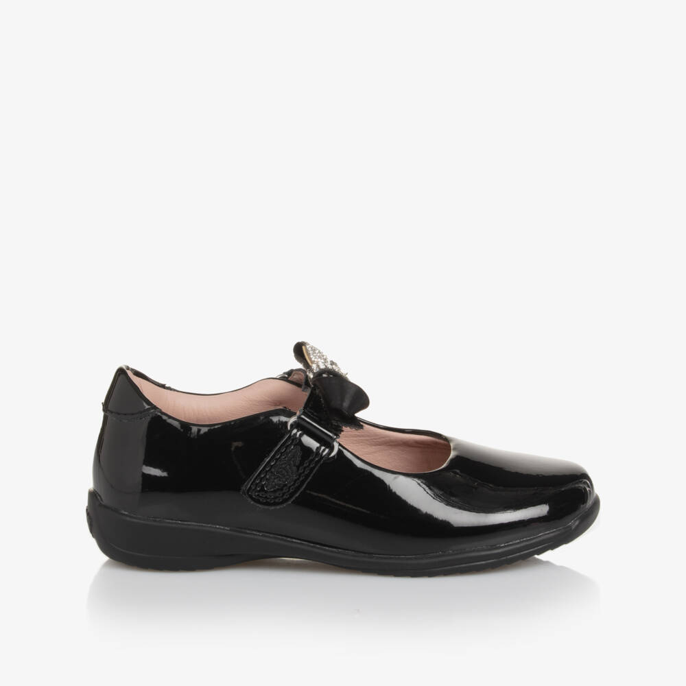 Lelli Kelly-Girls Black Patent Leather Bar Shoes with Changeable Straps | Childrensalon
