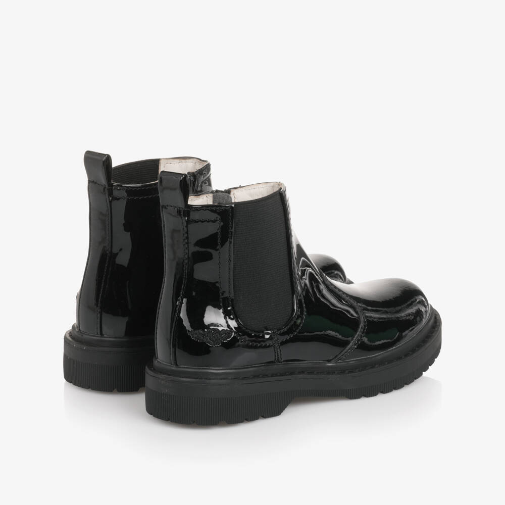 Lelli Kelly-Girls Black Patent Leather Chelsea Boots | Childrensalon