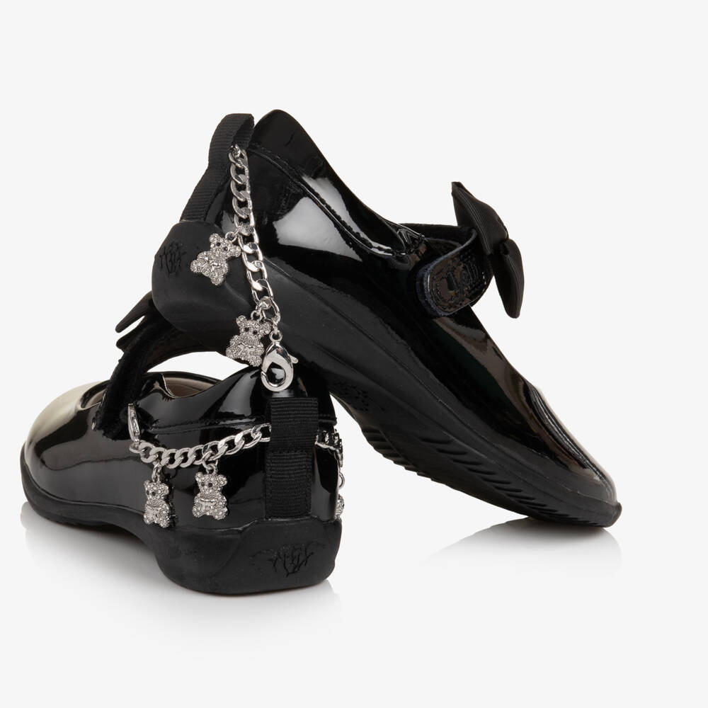 Lelli Kelly-Girls Black Patent Leather Izzy School Shoes (F Width) | Childrensalon