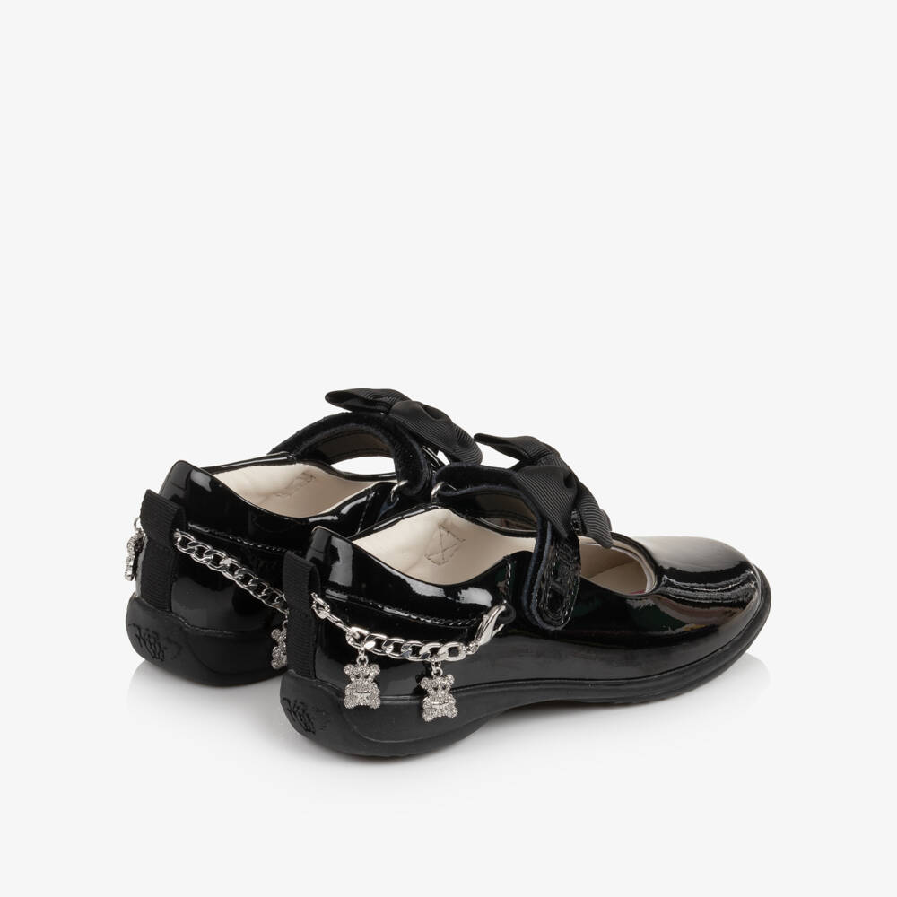 Lelli Kelly-Girls Black Patent Leather Izzy School Shoes (F Width) | Childrensalon